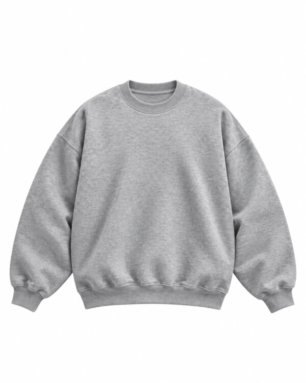 GRAY OVERSIZED SWEATSHIRT