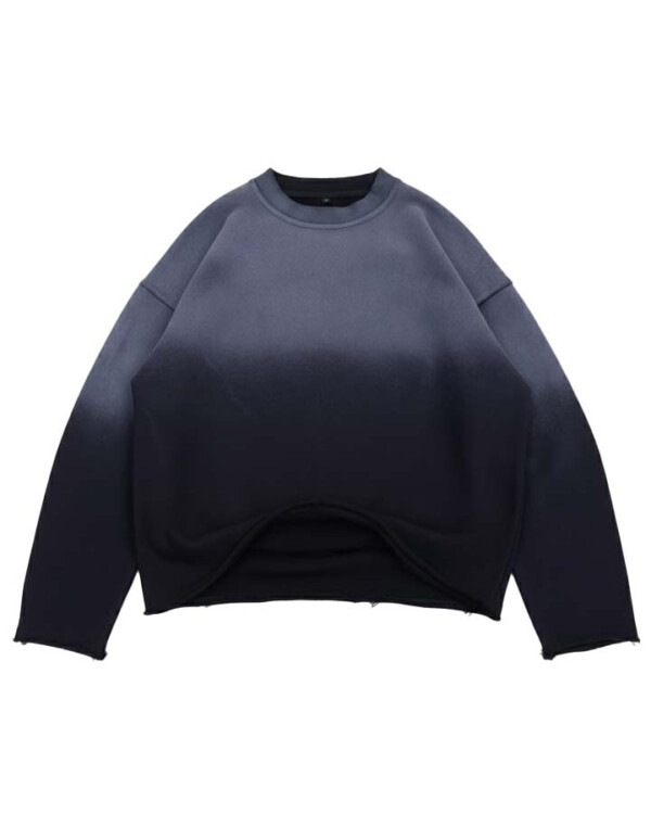 MIDNIGHT ACID WASHED SWEATSHIRT